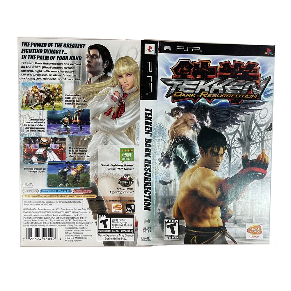 PRINT ONLY ** PSP | UMD (2005) TEKKEN 5: DARK RESURRECTION RATED T **PRINT ONLY